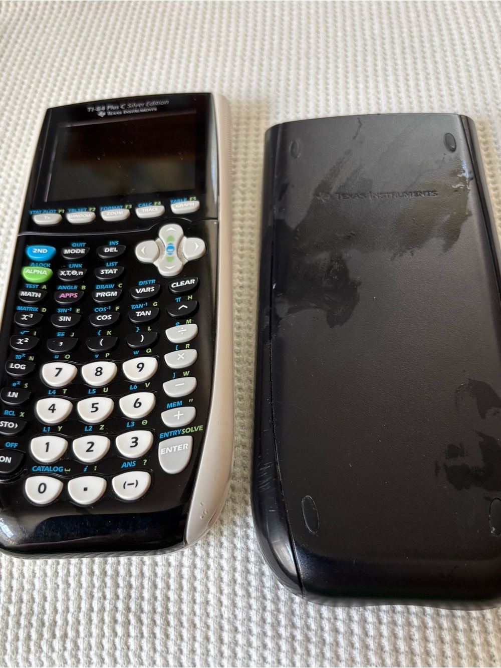 Texas Instruments TI 84 plus C  silver edition Graphing Calculator Rechargable